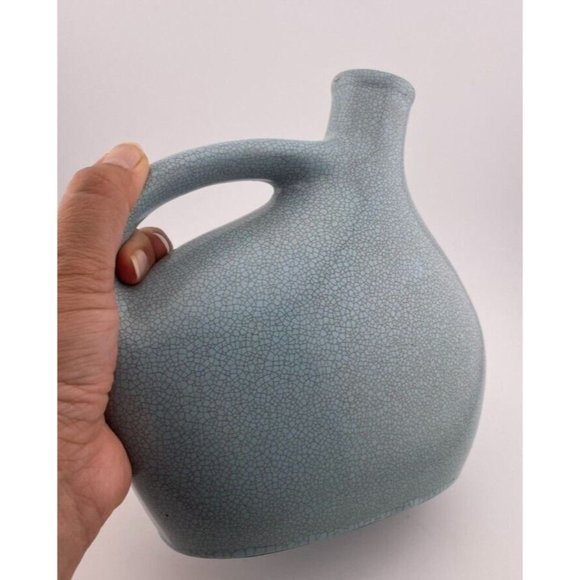 Vintage Mohawk‎ Liqueur  R-4 Blue Decanter Ceramic Pottery Jug No Stopper - Picture 9 of 9